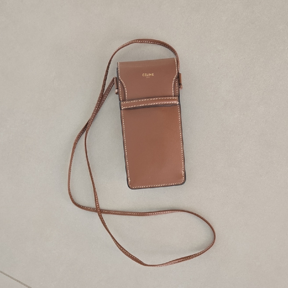 Celine Monochroms Geometric Sunglas With Brown Leather Sunglasses Bag - Picture 6 of 9